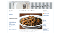 Desktop Screenshot of cleanedmyplate.com